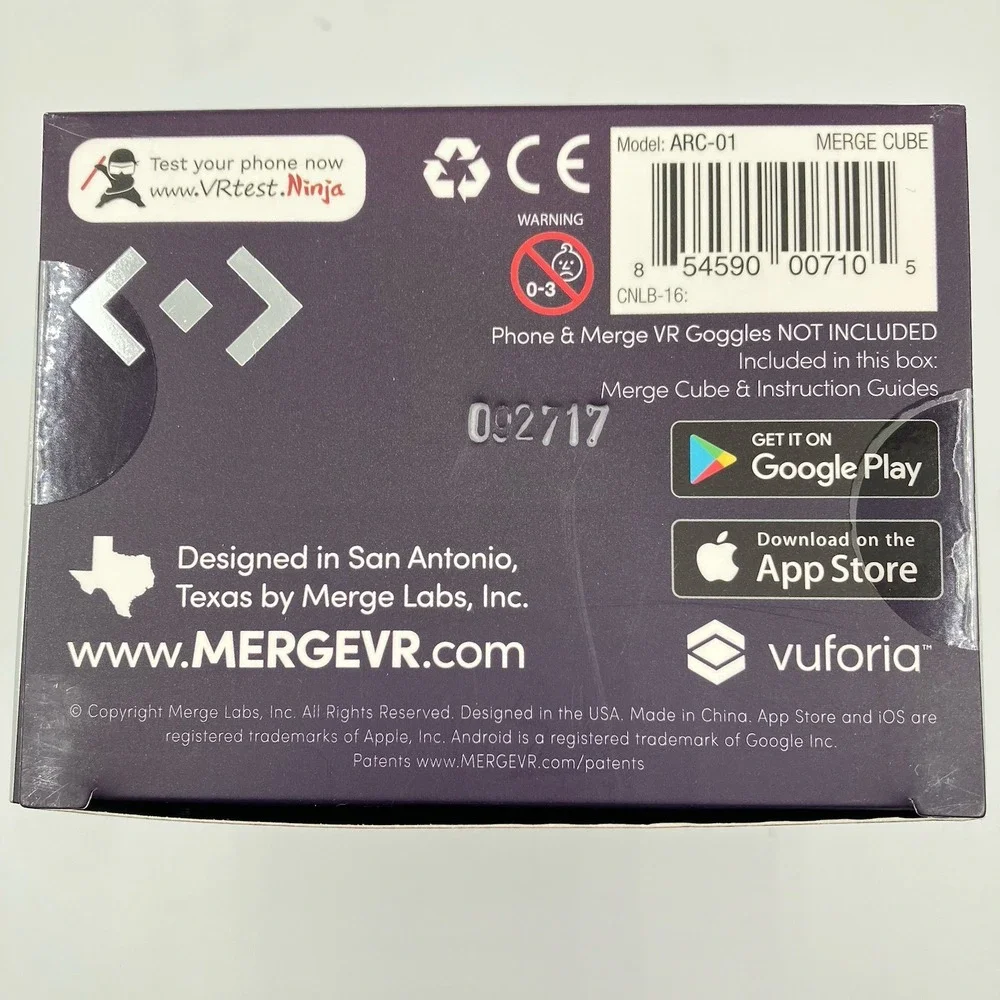 Lot of 6 Merge Cube AR VR Hologram Cubes Model ARC-01 Party Gift - NEW IN BOX